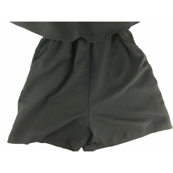 JUNK Brand Size Women's XS Black Romper Shorts - Picture 7 of 9